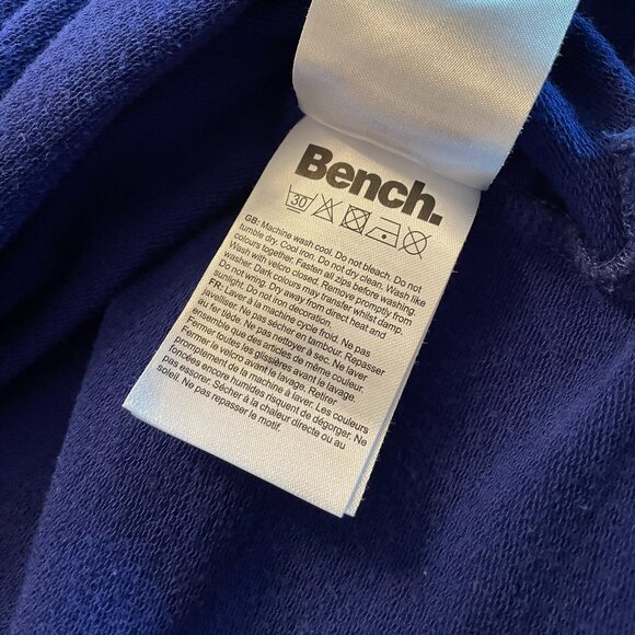 Bench Women sweatshirt hoodie size Large - Gorgeous Dark Cobalt Blue - Picture 13 of 14